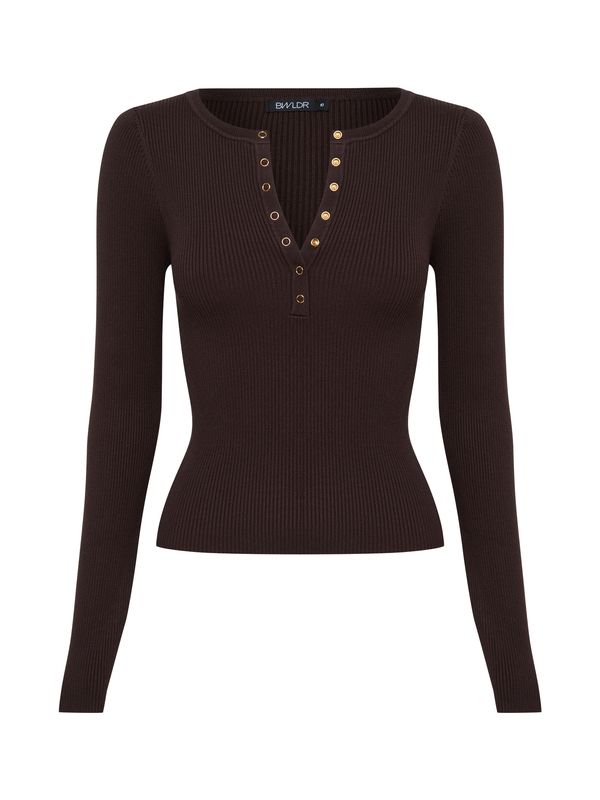 BWLDR BWLDR Тениска 'TORY'  кафяво