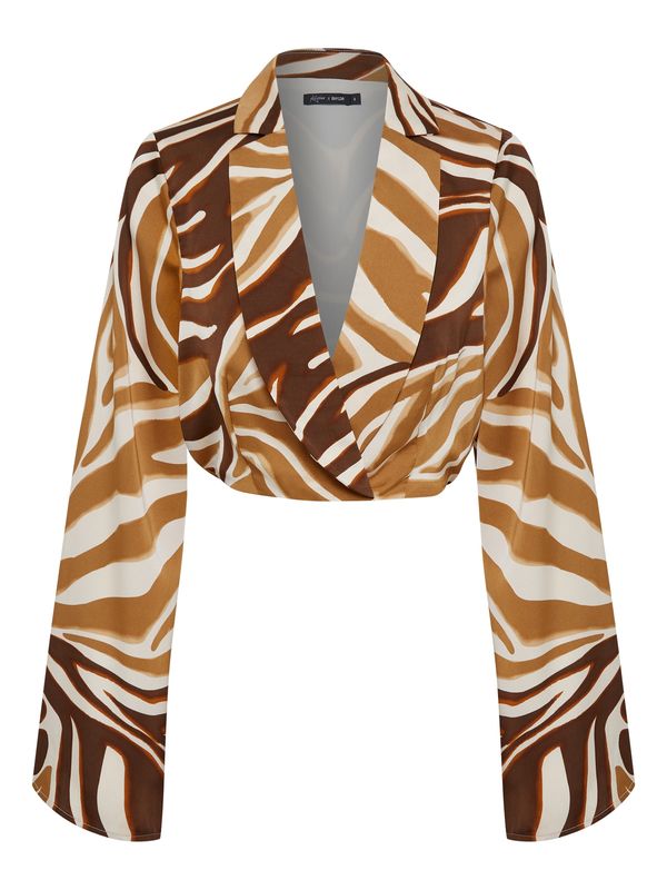 BWLDR BWLDR Топ 'COMO'  бежово / кафяво