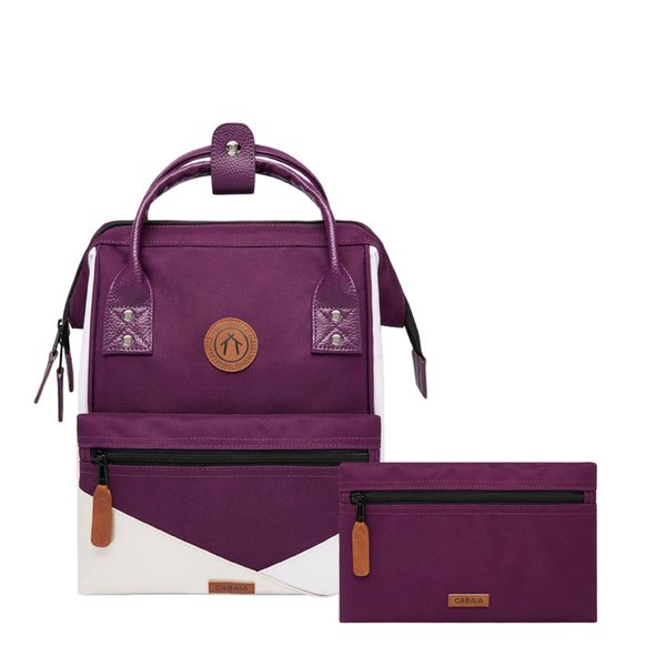 Cabaia Cabaia Раница 'Adventurer S'  кафяво / лилав / бяло