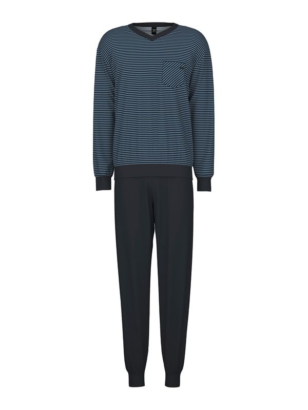 CALIDA CALIDA Дълга пижама  нейви синьо / светлосиньо