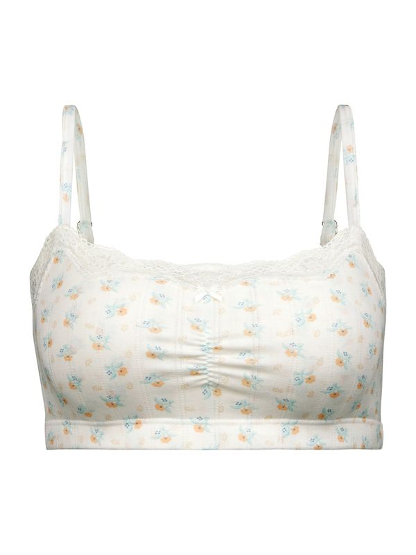 CALIDA CALIDA Сутиен  светлосиньо / светлооранжево / бяло