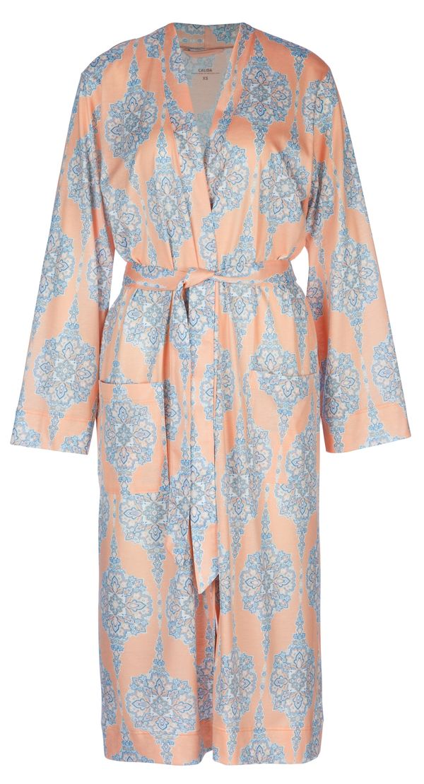 CALIDA CALIDA Сутрешен халат  синьо / светлосиньо / праскова