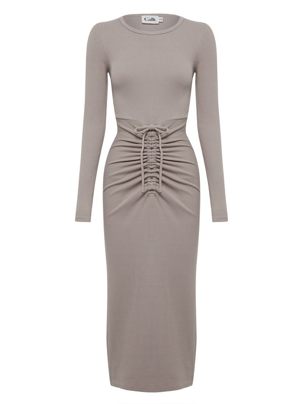 Calli Calli Рокля 'DIONA'  таупе сиво