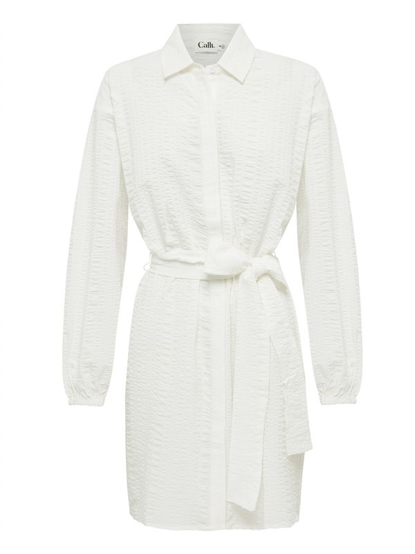 Calli Calli Рокля тип риза 'LUMI'  бяло