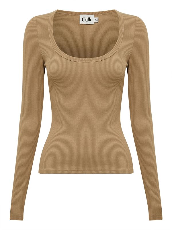 Calli Calli Тениска  кафяво