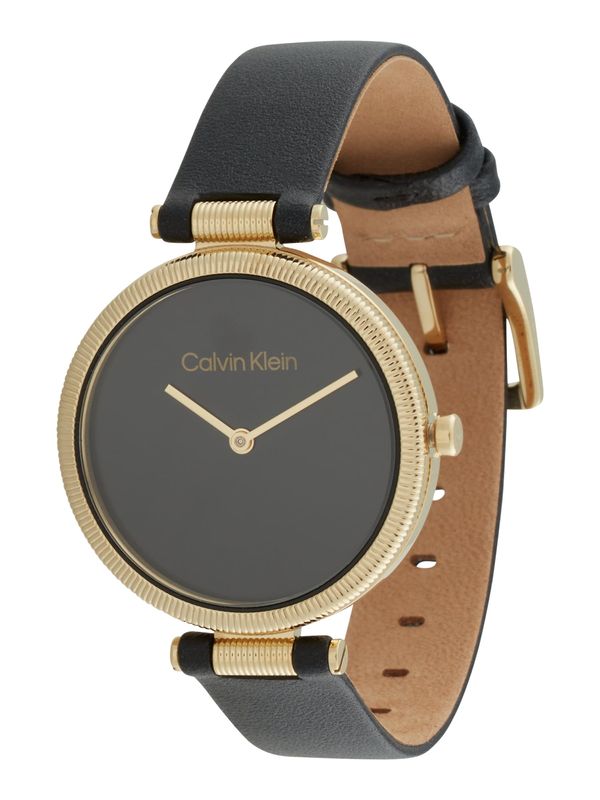 Calvin Klein Calvin Klein Аналогов часовник 'GLEAM'  злато / черно