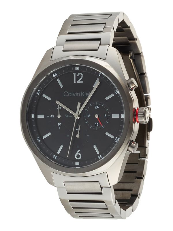 Calvin Klein Calvin Klein Аналогов часовник  сиво / тъмносиво
