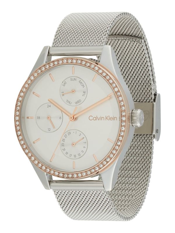 Calvin Klein Calvin Klein Аналогов часовник 'SPARK'  злато / сребърно