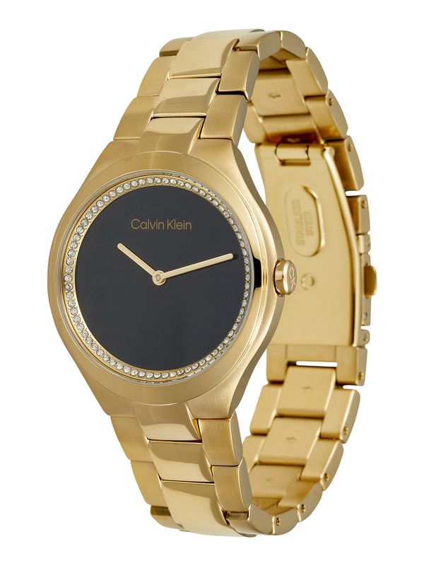Calvin Klein Calvin Klein Аналогов часовник 'TIMELESS'  злато / черно
