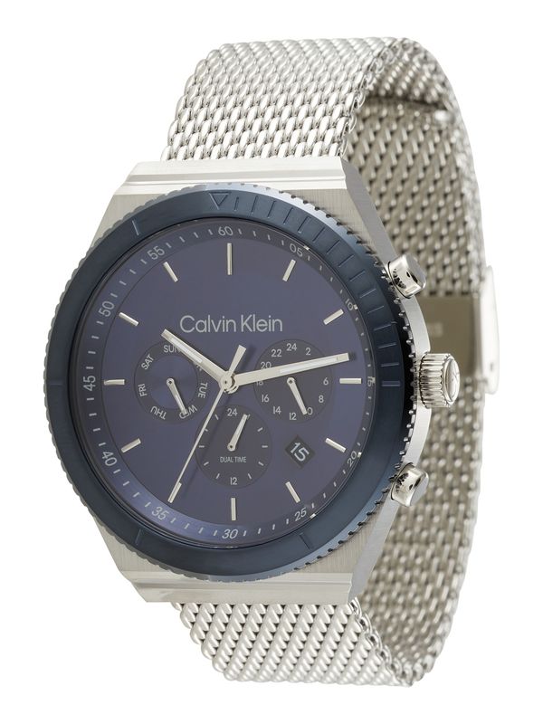 Calvin Klein Calvin Klein Аналогов часовник  тъмносиньо / сребърно