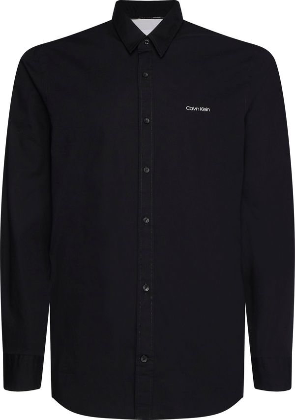 Calvin Klein Big & Tall Calvin Klein Big & Tall Риза  черно / бяло