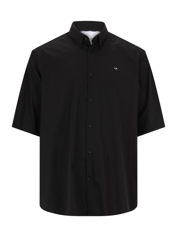 Calvin Klein Big & Tall Calvin Klein Big & Tall Риза  черно / бяло