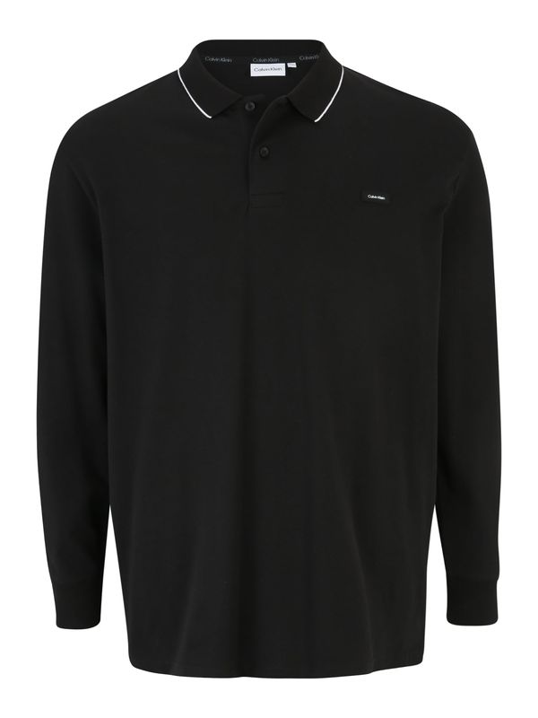 Calvin Klein Big & Tall Calvin Klein Big & Tall Тениска  черно / бяло