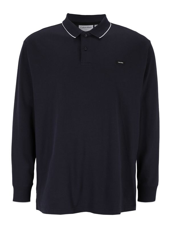 Calvin Klein Big & Tall Calvin Klein Big & Tall Тениска  тъмносиньо / черно / бяло