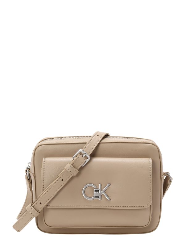 Calvin Klein Calvin Klein Чанта с презрамки  бежово / сребърно