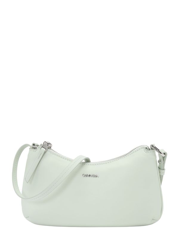 Calvin Klein Calvin Klein Чанта с презрамки 'EMMA'  мента / сребърно