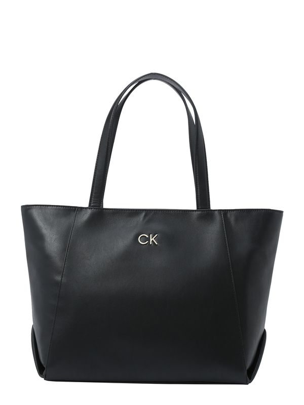 Calvin Klein Calvin Klein "Чанта тип ""Shopper"""  черно / сребърно