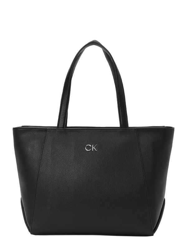 Calvin Klein Calvin Klein "Чанта тип ""Shopper""" 'Daily'  черно / сребърно