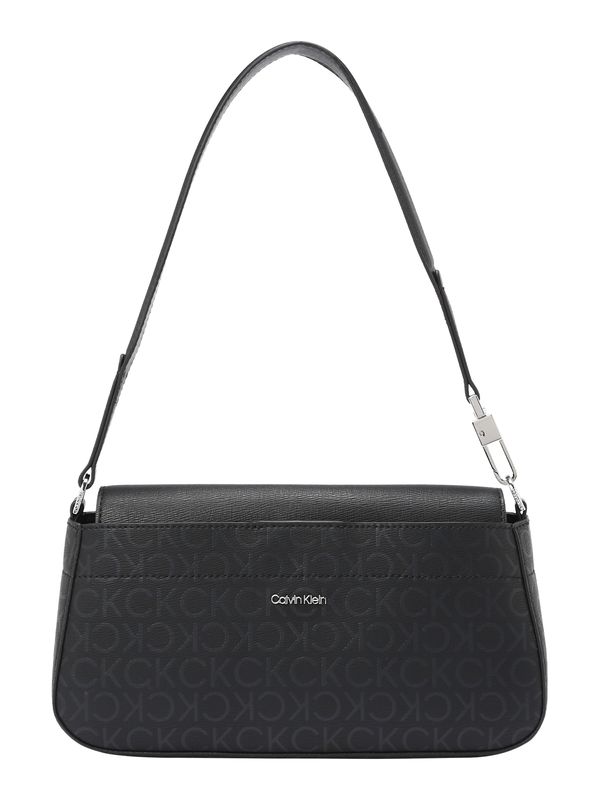 Calvin Klein Calvin Klein Чанта за през рамо  антрацитно черно / черно / сребърно