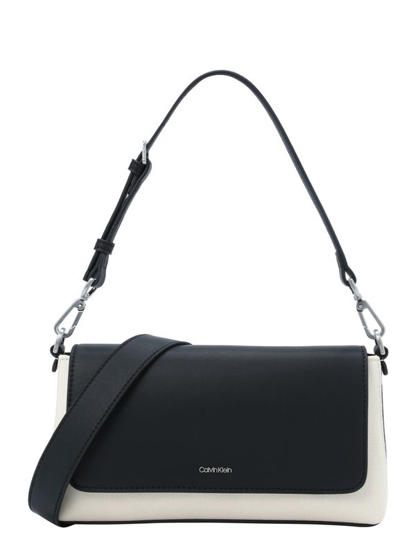 Calvin Klein Calvin Klein Чанта за през рамо 'Must'  екрю / черно