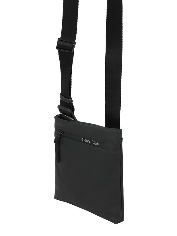 Calvin Klein Calvin Klein Чанта за през рамо тип преметка  сиво / черно