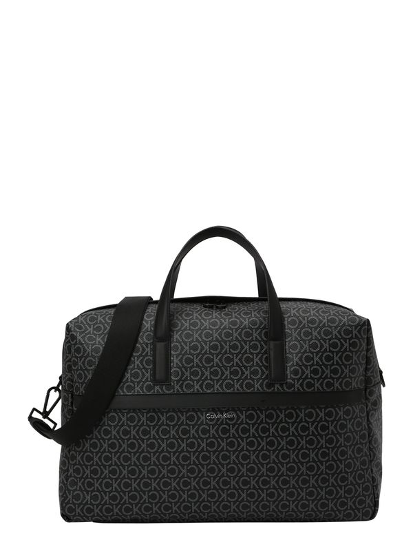 Calvin Klein Calvin Klein Чанта за пътуване тип "Weekender" 'Must'  черно / мръсно бяло