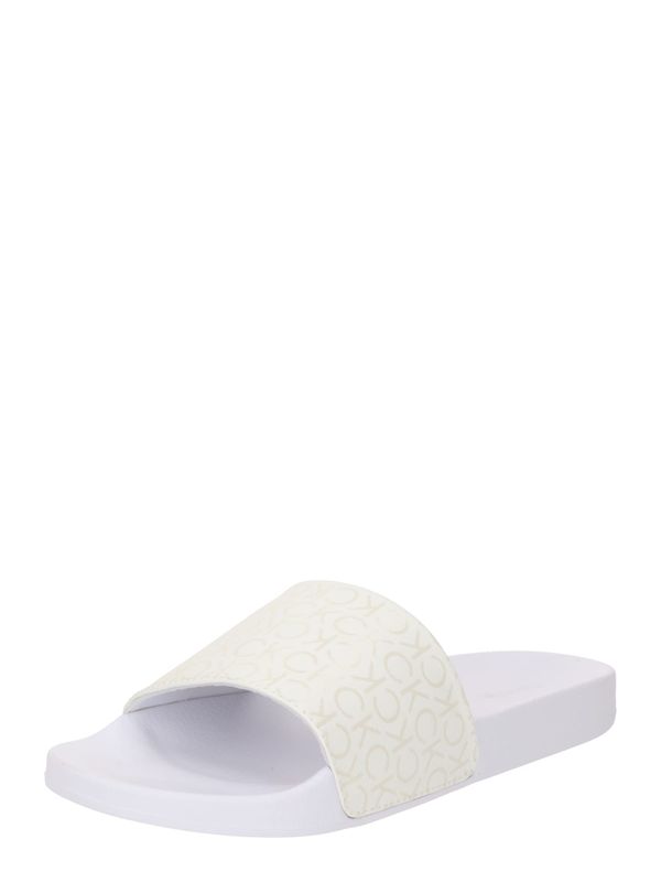 Calvin Klein Calvin Klein Чехли  бежово / бяло