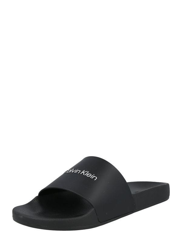 Calvin Klein Calvin Klein Чехли  черно / бяло