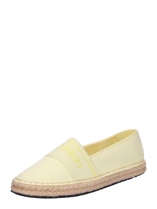Calvin Klein Calvin Klein Еспадрили  жълто / пастелно жълто