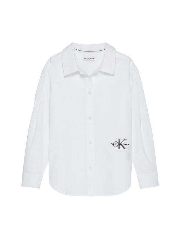 Calvin Klein Jeans Calvin Klein Jeans Блуза  черно / бяло