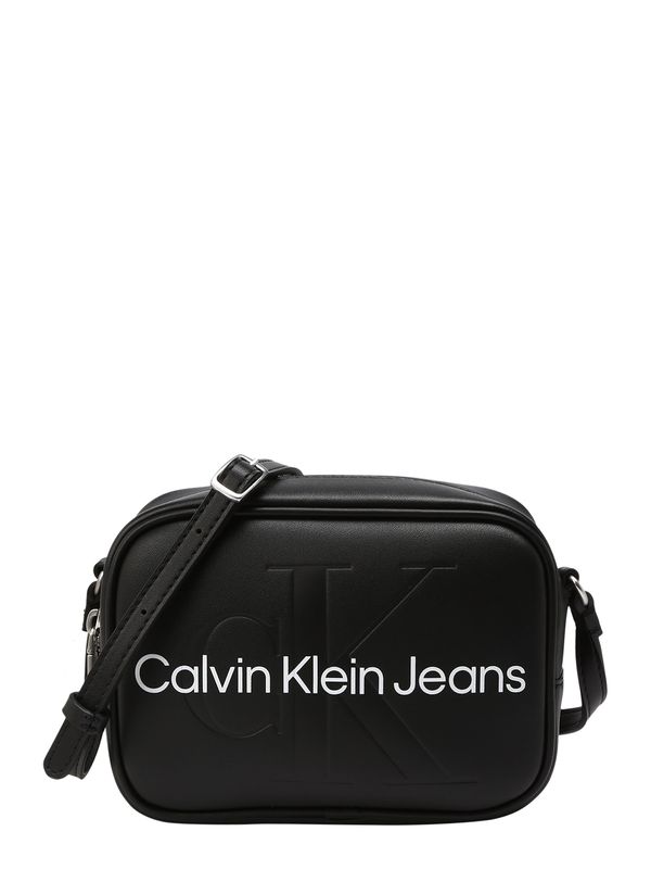 Calvin Klein Jeans Calvin Klein Jeans Чанта с презрамки  черно / бяло