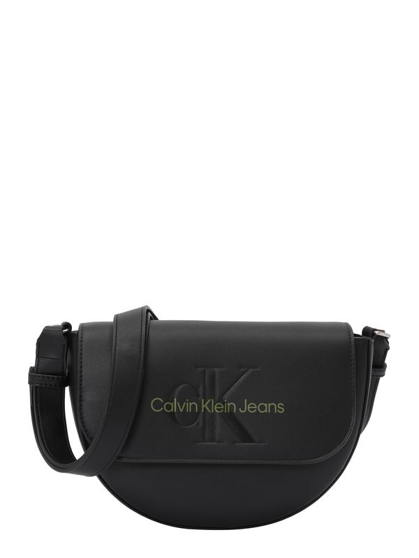 Calvin Klein Jeans Calvin Klein Jeans Чанта с презрамки  светлозелено / черно