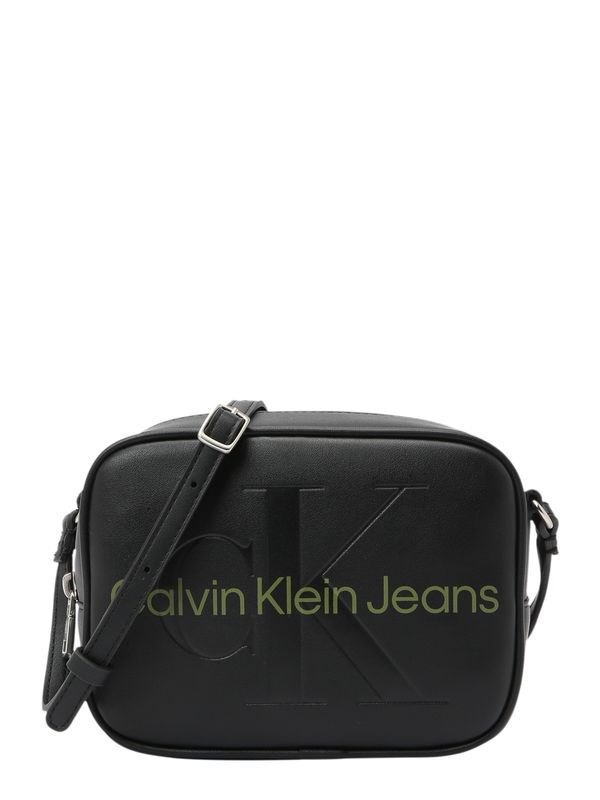Calvin Klein Jeans Calvin Klein Jeans Чанта с презрамки  зелено / черно