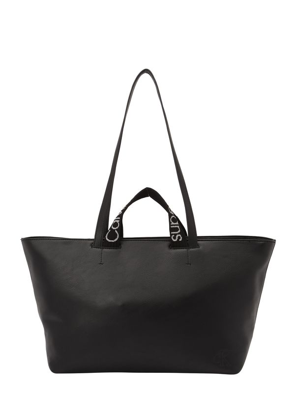 Calvin Klein Jeans Calvin Klein Jeans "Чанта тип ""Shopper"""  черно / мръсно бяло