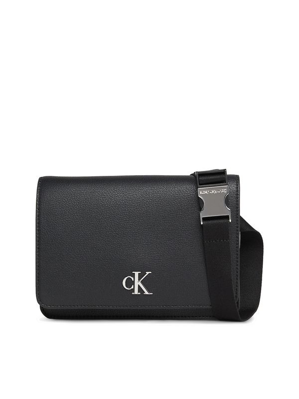Calvin Klein Jeans Calvin Klein Jeans Чанта за кръста  черно / сребърно