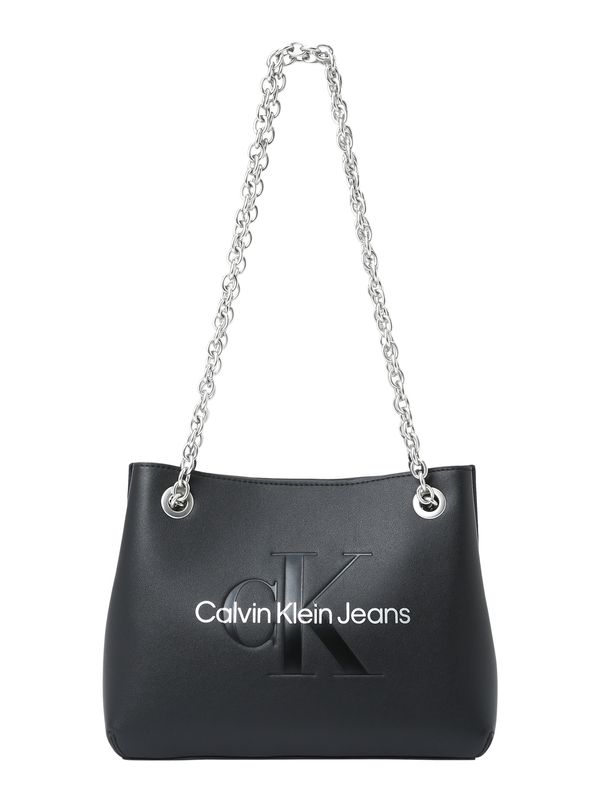 Calvin Klein Jeans Calvin Klein Jeans Чанта за през рамо  черно / бяло