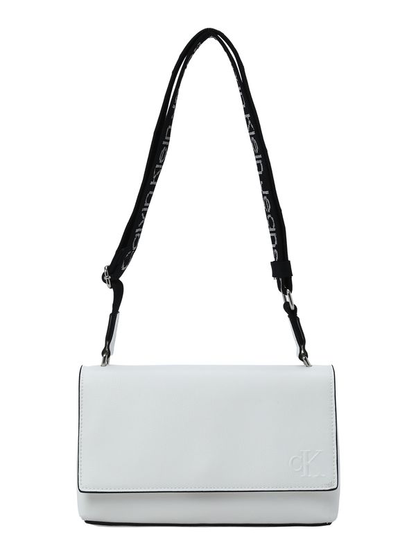 Calvin Klein Jeans Calvin Klein Jeans Чанта за през рамо  черно / мръсно бяло
