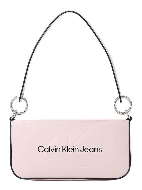 Calvin Klein Jeans Calvin Klein Jeans Чанта за през рамо  пастелно розово / черно
