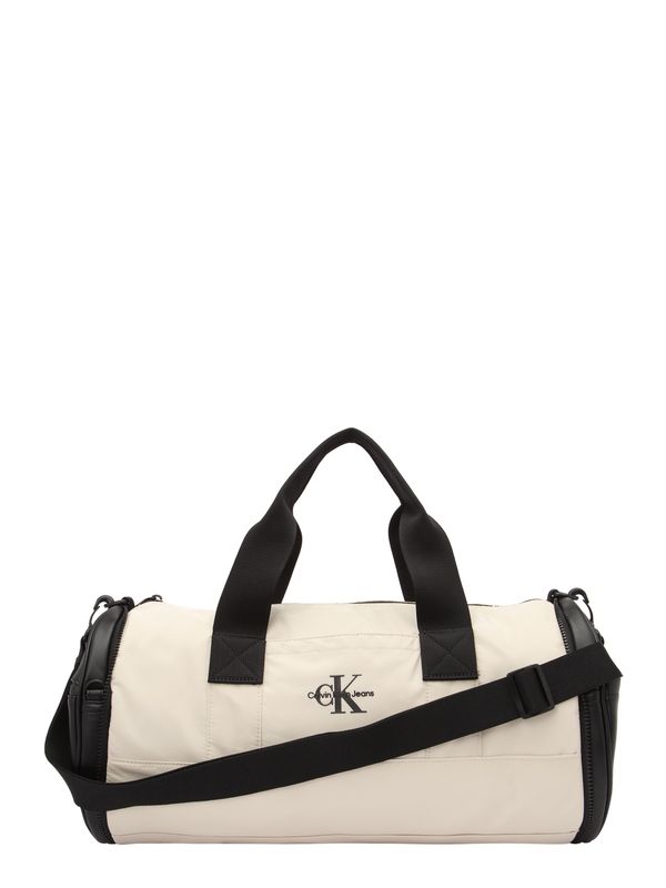Calvin Klein Jeans Calvin Klein Jeans Чанта за пътуване тип "Weekender"  черно / бял памук