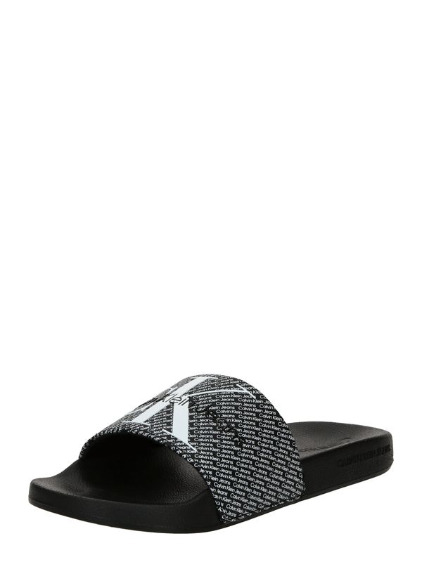 Calvin Klein Jeans Calvin Klein Jeans Чехли  черно / бяло