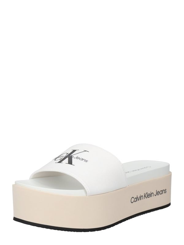 Calvin Klein Jeans Calvin Klein Jeans Чехли  черно / бяло