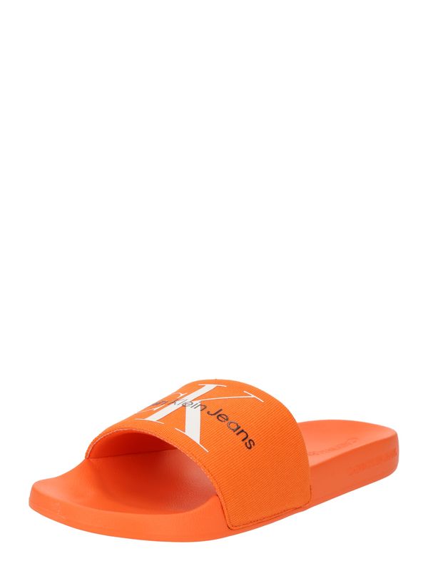 Calvin Klein Jeans Calvin Klein Jeans Чехли  оранжево / черно / бяло