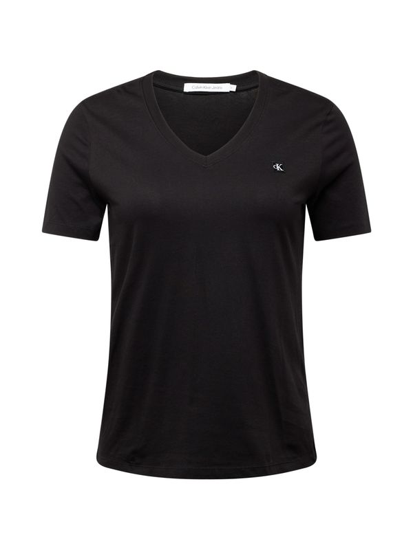 Calvin Klein Jeans Curve Calvin Klein Jeans Curve Тениска  черно / бяло
