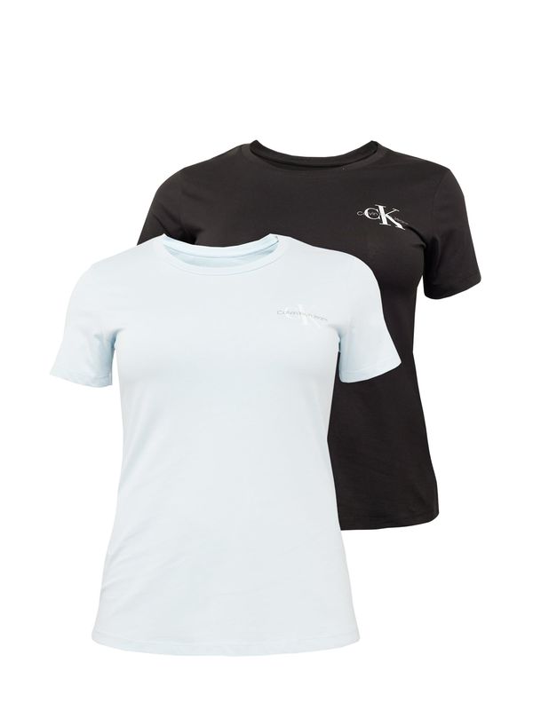 Calvin Klein Jeans Curve Calvin Klein Jeans Curve Тениска  черно / бяло