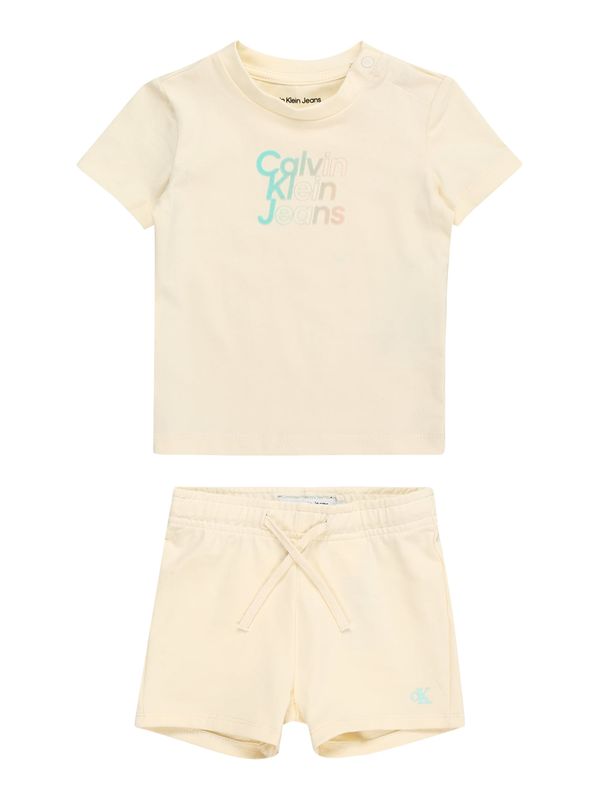 Calvin Klein Jeans Calvin Klein Jeans Комплект  бежово / светлосиньо