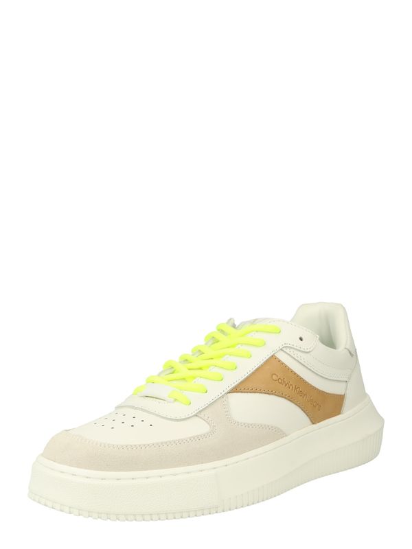 Calvin Klein Jeans Calvin Klein Jeans Ниски маратонки  бежово / светлокафяво / светлозелено / бяло