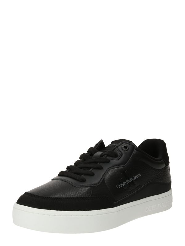 Calvin Klein Jeans Calvin Klein Jeans Ниски маратонки 'CLASSIC'  сиво / черно / бяло