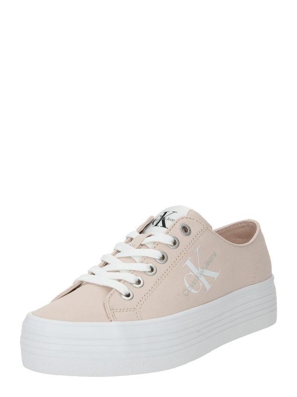 Calvin Klein Jeans Calvin Klein Jeans Ниски маратонки 'ESSENTIAL'  бледорозово / черно / бяло