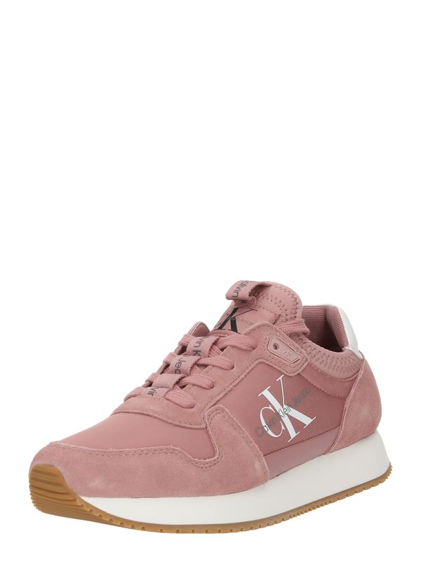 Calvin Klein Jeans Calvin Klein Jeans Ниски маратонки  пепел от рози / бяло