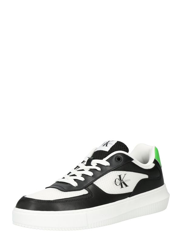 Calvin Klein Jeans Calvin Klein Jeans Ниски маратонки  зелено / черно / бяло